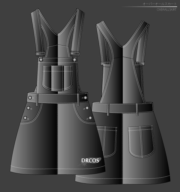 overall skirt pattern