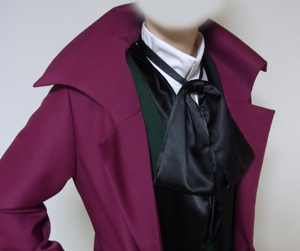 Tailored Collar Half Coat Black Butler Cosplay Costume photo