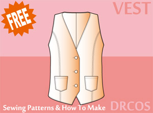 vest patterns sewing shirt easy jacket illustration list level cos dr info