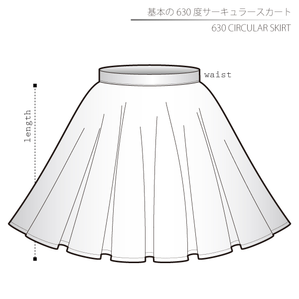 630 Circular Skirt Sewing Patterns
