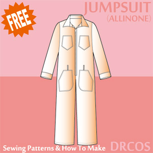 Jumpsuit Sewing Patterns Cosplay Costumes how to make Free Where to buy