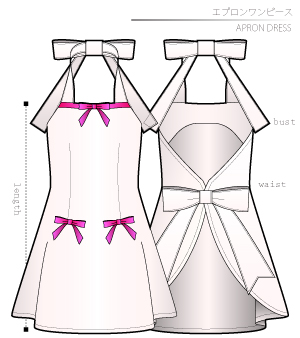 Apron Dress 2 Sewing Patterns Cosplay Costumes how to make Free Where to buy