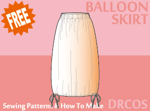 Balloon Skirts Sewing Patterns Cosplay Costumes how to make Free Where to buy