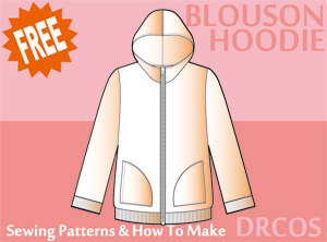 Blouson Hoodie Sewing Patterns Cosplay Costumes how to make Free Where to buy