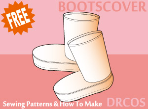 Boots Cover Sewing Patterns Cosplay Costumes how to make Free Where to buy