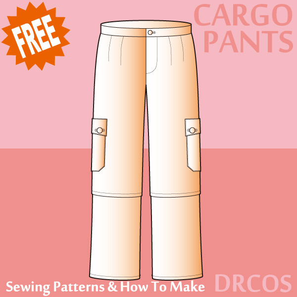Cargo pants Sewing Patterns DRCOS Patterns & How To Make