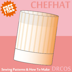 Chefhat(toque blanche) sewing patterns Cosplay Costumes how to make Free Where to buy