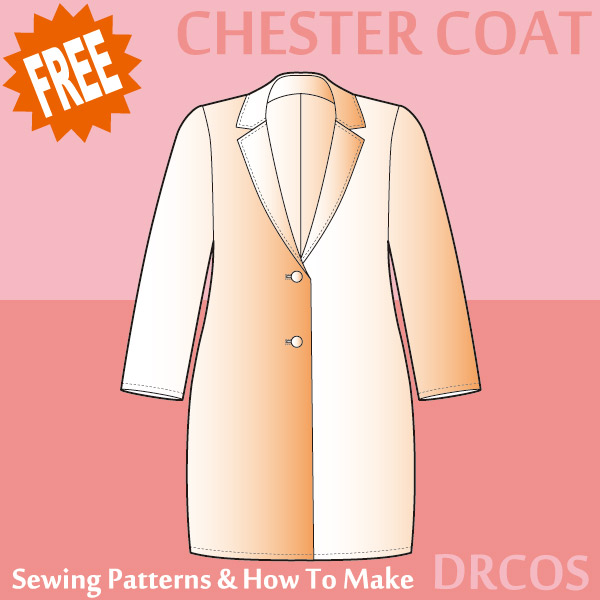 Chester coat Sewing Patterns DRCOS Patterns & How To Make