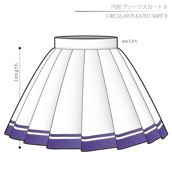 Circular Pleated Skirt Sewing Patterns Cosplay Costumes how to make Free Where to buy