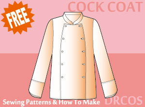 Cock Coat Sewing Patterns Cosplay Costumes how to make Free Where to buy