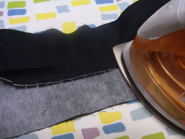 Press seam allowances open