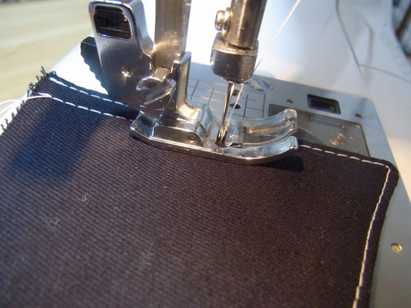 Second topstitching for design and strength