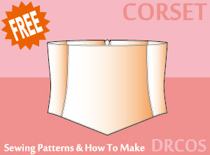 Corset Sewing Patterns Cosplay Costumes how to make Free Where to buy