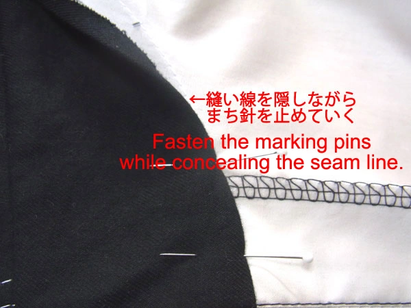 Final trimming of collar stand seam allowance