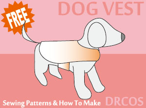 Dog Vest Sewing Patterns Cosplay Costumes how to make Free Where to buy