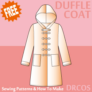 Duffle Coat Sewing Patterns Cosplay Costumes how to make Free Where to buy