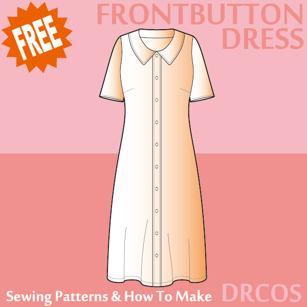 Front button dress sewing patterns & how to make