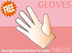gloves sewing patterns Cosplay Costumes how to make Free Where to buy