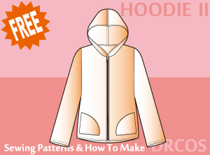 Hoodie 2 Sewing Patterns Cosplay Costumes how to make Free Where to buy