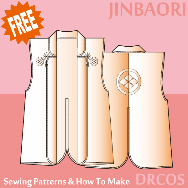 Jinbaori sewing patterns & how to make