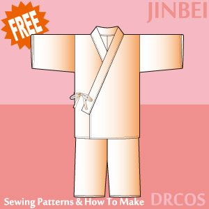 Jinbei Sewing Patterns Cosplay Costumes how to make Free Where to buy