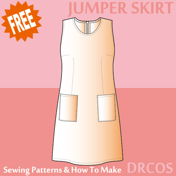 Jumper skirt sewing patterns & how to make