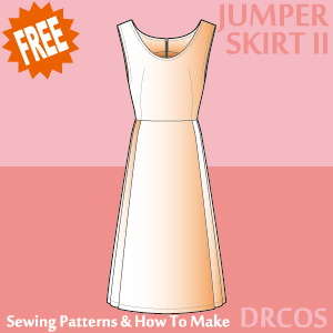 Jumper Skirt 2 Sewing Patterns Cosplay Costumes how to make Free Where to buy