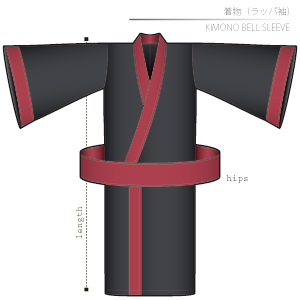 Kimono Bell sleeve Sewing Patterns