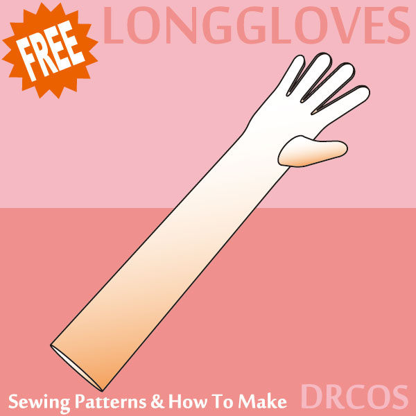 long glove Free sewing patterns & how to make