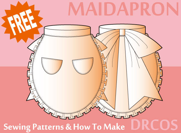 Maid apron sewing patterns & how to make