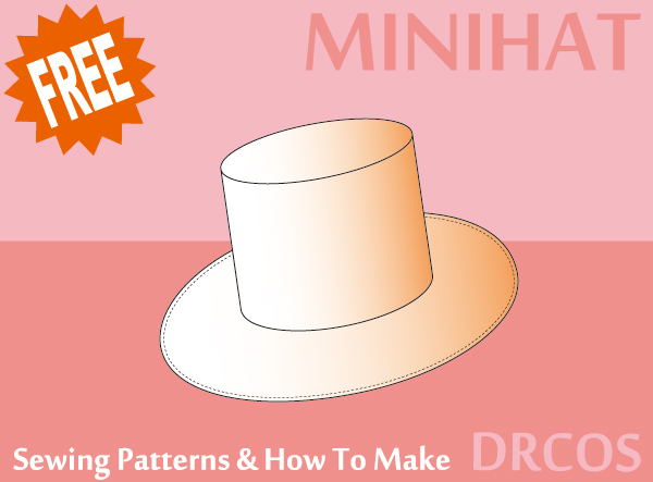 Mini hat Fee sewing patterns & how to make