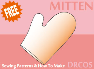 mitten sewing patterns Cosplay Costumes how to make Free Where to buy