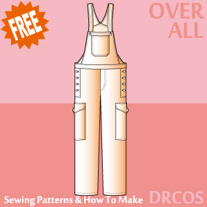 Overalls Sewing Patterns Cosplay Costumes how to make Free Where to buy
