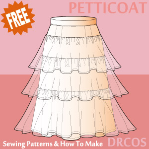 Petticoat Sewing Patterns Cosplay Costumes how to make Free Where to buy
