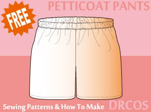 Petticoat Pants Sewing Patterns Cosplay Costumes how to make Free Where to buy
