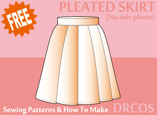 Pleated skirt sewing patterns & how to make