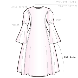 Princess Onepiece Dress 4 Sewing Patterns Cosplay Costumes how to make Free Where to buy