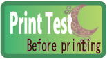 Print test ,before printing