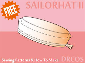 Sailorhat sewing patterns Cosplay Costumes how to make Free Where to buy