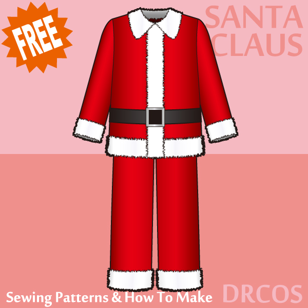 Santa Free sewing patterns & how to make