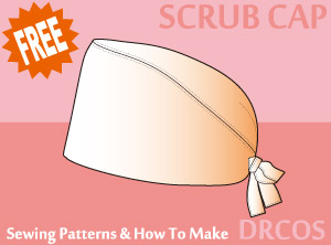 Plumber Beret Super Mario Brothers hat cap Sewing Patterns Cosplay Costumes how to make Free Where to buy