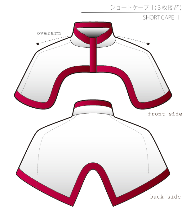Short Cape 2 Sewing Patterns Cosplay Costumes how to make Free Where to buy