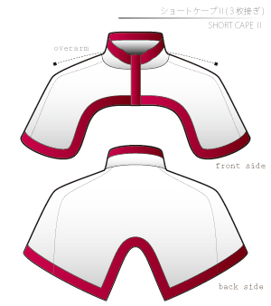 Short Cape 2 Sewing Patterns Cosplay Costumes how to make Free Where to buy