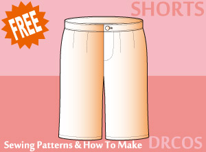 Shorts Sewing Patterns Cosplay Costumes how to make Free Where to buy