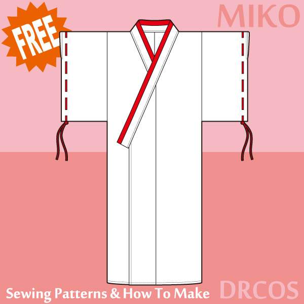 Shrine maiden Free sewing patterns & how to make