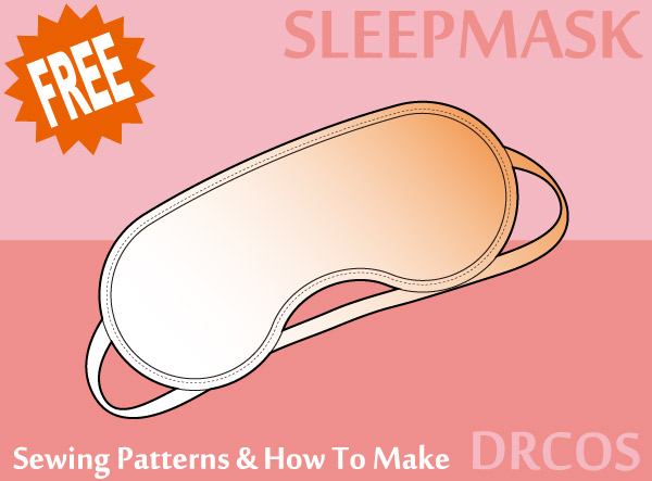 Sleep mask Free Sewing Patterns