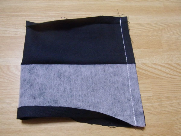 Sewing cuff sides together