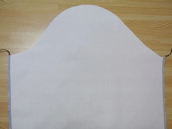 Prepared cuffs ready to attach to sleeves