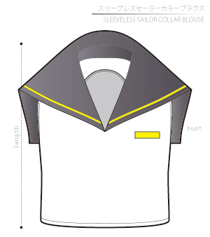 Sleeveless Sailor Collar Sewing Patterns Cosplay Costumes how to make Free Where to buy