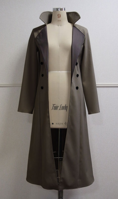 Stand collar coat Cosplay Costume photo